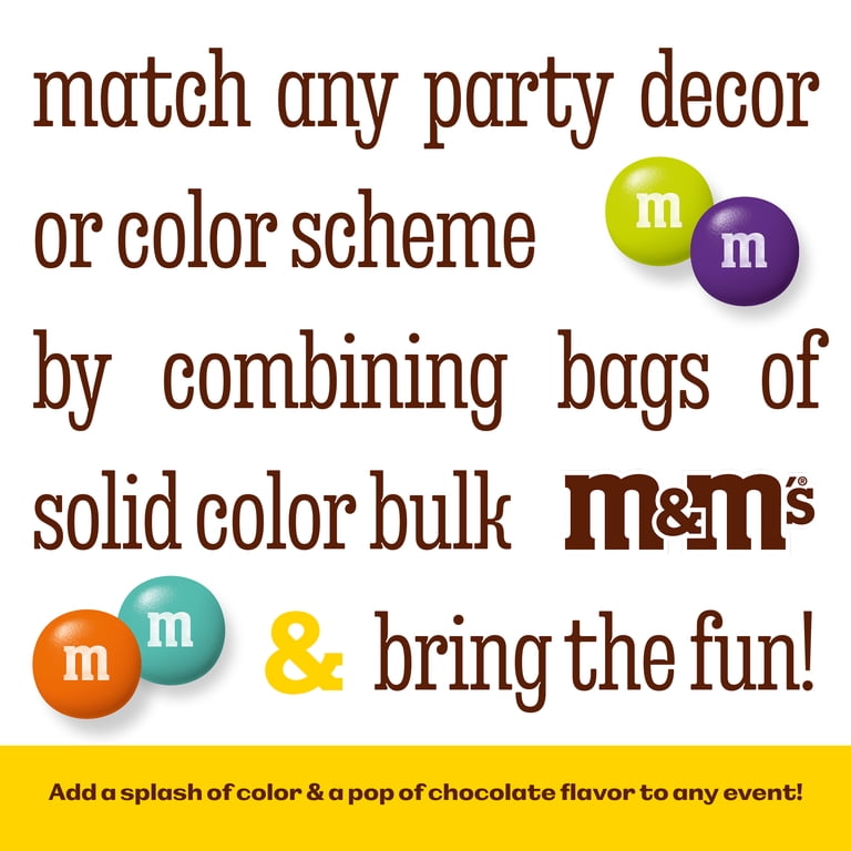 M&M'S World Dark Yellow Milk Chocolate Candy 2lb Bag for