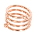 thumbnail image 1 of Servilleta para el hogar Yuarrent Anillo de Metal Oro Rosa Ceremonia de Boda, 1 of 6