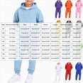 thumbnail image 3 of NOLDARES Toddler Baby Boy Fall Clothes Long Sleeve Hoodie Sweatshirts Pants Set Infant Winter Outfits(T017-White), 3 of 6