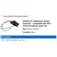 thumbnail image 2 of Ambient Air Temperature Sensor Connector - Compatible with 2007 - 2010 Ford Explorer Sport Trac 2008 2009, 2 of 2