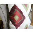 thumbnail image 2 of Plutus Coussin Rouge Terre-Native Fait Main, (Double Face 20 Pouces x 26 Pouces Standard), 2 of 2