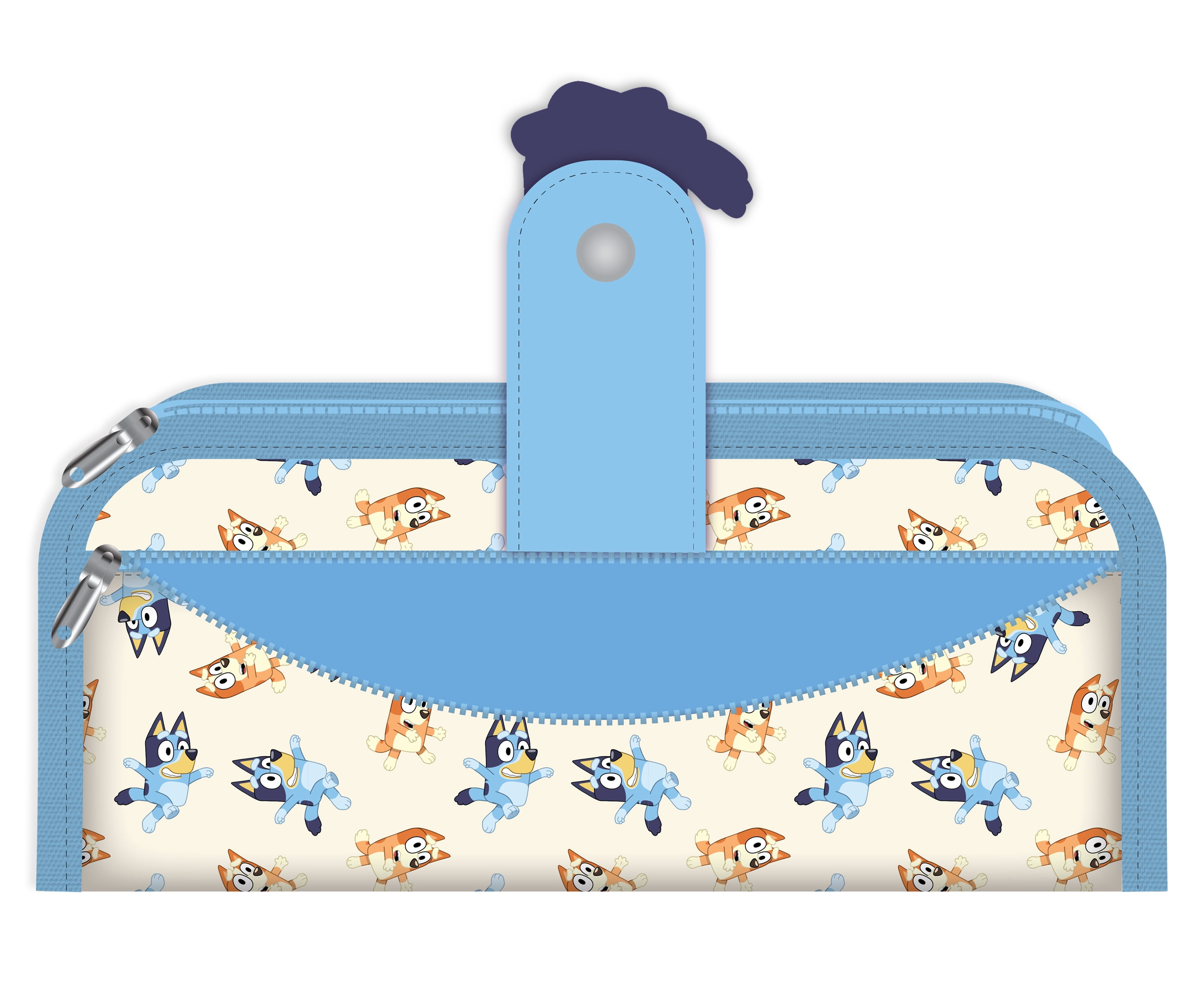 Bluey Utility Pencil Pouch for Students, Elementary School