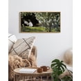 thumbnail image 4 of Drsoum Vintage Flower Garedn Landscape Framed Wall Art Classic Retro Floral Wall Prints Farmhouse Kitchen Bathroom Office Decor 8x16in Natural Framed, 4 of 6
