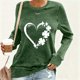 thumbnail image 5 of TaTaai Hoodies Shirts for Women Early Fall Long Sleeve Tops Vintage Graphic Outfits Tops Fashion Pullover Tees Gift, 5 of 6