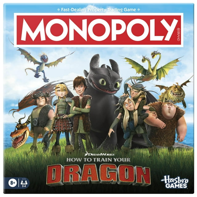 Juego de mesa Monopoly DreamWorks Cómo entrenar a tu dragón