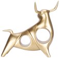thumbnail image 4 of Abstract Bull Sculpture,Abstract Bull Sculpture Hollow Room Decor Resin Bull Sculpture Sturdy Construction, 4 of 9