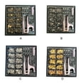 thumbnail image 2 of 100 Piece/set 10-17mm Snap Button Fastener Set Buttons Kit for Jacket Shoes Waistband Boots Copper Press Stud Sewing Accessory Gold, 2 of 7