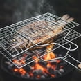 thumbnail image 4 of Low Carbon Steel Wire Fish Grilling Grid Meat Grilling Grid Scallion Meat Grilling, 4 of 8