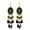 Black, variant on Yoyauz Long Beaded Tassel Earrings Bohemian Native Tassel Earrings Handmade Seed Beads Tribal Pendant Earrings Bohemian Multicolor Crystal Beaded Tassel Earrings Women's Women