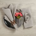 thumbnail image 3 of Fingercraft Cloth Napkins, 100% Linen Table Napkins, 20 in x 20 in, Set of 6, Grey, 3 of 5