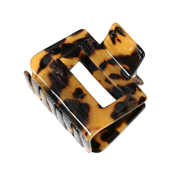 BESTYASH Fancy Hair Clips for Women Hair Claw Dark Tortoiseshell Acetate 1Pack