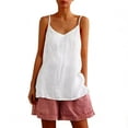 thumbnail image 6 of Womens Tank Tops Summer Casual Sleeveless V Neck Camisole Loose Fit Spaghetti Strap Cami Shirts, 6 of 6