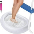 thumbnail image 3 of SPOORYYO Inflatable Foot Tub Pool with Pump - 34.6 x 25.6 Inch Portable Foot Cleaning Basin for Above Ground Pool - Multifunctional Foot Bath for Hygiene and Convenience, 3 of 8