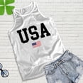 thumbnail image 5 of GZWYHT Womens Tank Tops,Going Out Tops,Women's Summer Round Neck Independence Day USA Flag Printed Sleeveless T Shirt Loose Tank Top,Crop Tops,Women's Tanks & Camis,Workout Tops,Sexy Tops, 5 of 5