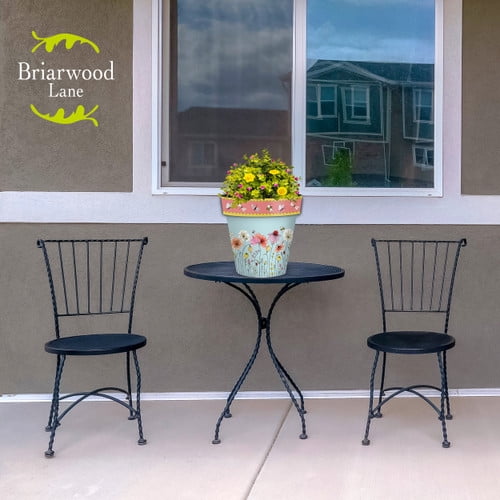 Briarwood Lane Spring Planter 11.75" x 11" x 11" Wildflowers Medium For Spring Planter