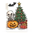 thumbnail image 7 of FORMRS 1-Subject Spiral Notebook 8" x 5" College Ruled 60 Refillable Sheet A5 Hard Cover, 2 Pack, Green Cute Halloween Trees, 7 of 7