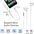 thumbnail image 5 of Lightning to 3.5 mm Headphone Jack Audio Aux Adapter [Apple MFi Certified], iPhone 3.5mm Headphones/Earphones Jack Aux Audio Dongle Adapter Compatible with iPhone 14 Pro Max/13/12/11/X/8/7-All iOS, 5 of 5