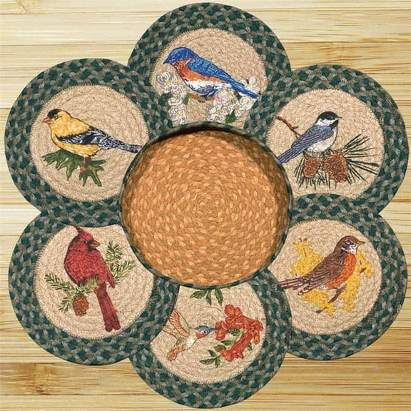 Song Birds Trivets in a Basket