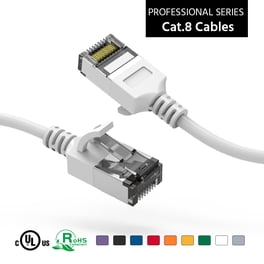 AISENS A146-0488 Câble Réseau RJ45 Cat.7 S/FTP 25 Cm - Cuivre Pur, 600 MHz, Blanc, Sans Halogène