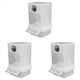 thumbnail image 1 of 3X Comederos para Pájaros Blancos, Comedero Automático para Loros, Bebedero, Contenedor de Comida para Semillas, Jaula para Periquitos Pequeños y Medianos, 1 of 5