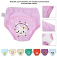 thumbnail image 4 of Fundas Para Pañales Para Bebés, Diseño Transpirable De Cuatro Niveles, Ropa Interior Lavable Reutilizable Para Bebés, Pantalones De Entrenamiento De Algodón Para Bebés, 4 of 7