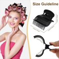 thumbnail image 3 of 24 Pinzas para Rulos Calientes para Rizador de Pelo, Pinzas de Repuesto para Peinar Secciones del Cabello para Mujeres y Niñas., 3 of 5