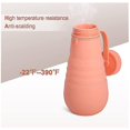 thumbnail image 1 of Botella de agua plegable liwang de silicona de grado alimenticio reutilizable rosa negro 2 piezas, 1 of 2