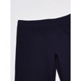 thumbnail image 4 of Hanes Girls` ComfortSoft EcoSmart Open Leg Sweatpants, M, Navy, 4 of 10
