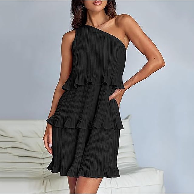 LOVZFMLL Robes Robe Longue à Manches Longues pour Femmes