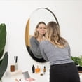 thumbnail image 2 of Hamilton Hills Silver 24""x36"" Oval Mirror | Classic Contemporary Design, 2 of 9