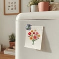 thumbnail image 4 of 1 Pcs Mini Vase Magnet for Fridge, Cute Tiny Magnetic Glass Vases Refrigerator Accessories, Real Flowers Pot Magnet, Funny Aesthetic Plant Pot Locker Office Kitchen Decoration, 4 of 5
