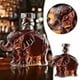 thumbnail image 4 of Funny Animal Whiskey Decanter, Wolf Elephant Deer Owl Shaped Engraved Whiskey Glasses, Unique Wine Bottle for Men, Home Bar Accessories (Elephant), 4 of 5