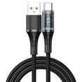 thumbnail image 1 of USB C to USB C Fast Charging Cable 100W PD Power Delivery Cord with LED Display for Phone Laptop Tablet Charger, 1 Meter, 1 of 8