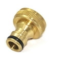 G3/4in Garden Tap Connector Brass Faucet Hose Connecter Quick Release ...