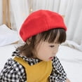 thumbnail image 3 of Luxsea Baby Girl Knitted Beret Cap Toddler Infant Bowler Warm Cute Cotton Hats Gifts for Children, 3 of 6