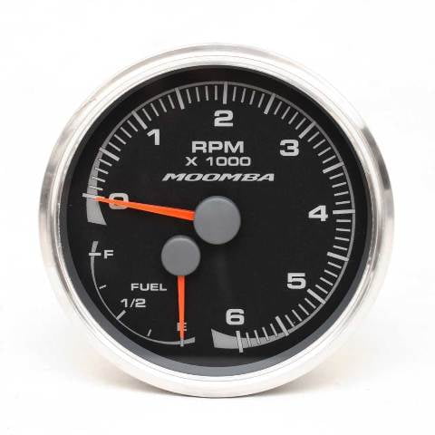 Moomba Boat Multifunction Tachometer Gauge 961002 | 4 1/2 Inch Black