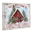 thumbnail image 3 of Stupell Industries Traditional Christmas Cabin Welcome Canvas Art, 20 x 16, by Creatif Belle, 3 of 8
