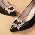 thumbnail image 2 of 2PCS Shoe Clips for Women Dress Shoes Elegant Rhinestone Shoe Accessories, Crystal Shoe Decoration Detachable Shoe Buckles Wedding Party,Style 4, 2 of 6