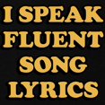 thumbnail image 2 of CafePress - I Speak Fluent Song Lyrics Maternity Dark T Shirt - Maternity Dark T-Shirt, 2 of 3