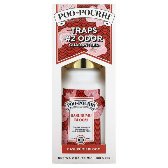 Poo Pourri Before-You-Go Toilet Spray Basarumu Bloom - 2 oz