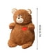 thumbnail image 4 of Fiudx Muñeco de Oso Transformable, Diseño Giratorio, Almohada Suave y Cómoda, Adorable Apariencia de Oso, Regalo de San Valentín, Soporte Acogedor, Diseño Abrazable, Juego de 1 Pieza, 4 of 7