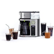Braun MultiServe Machine 7 Programmable Brew Sizes / 3 Strengths + Iced Coffee, Glass Carafe (10-Cup), Stainless Steel, KF9070SI