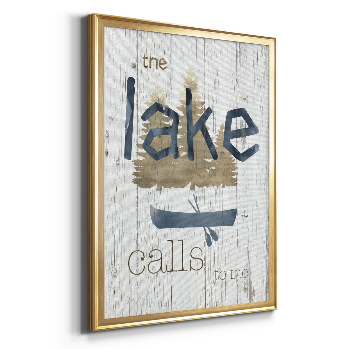 Lake Calls Me Premium Classic Framed Print - Ready to Hang