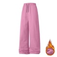 thumbnail image 4 of Iyufng Mens Wide Leg Sweatpants Drawstring Elastic Waist Full Length Loose Casual Pants with Pockets, 4 of 8