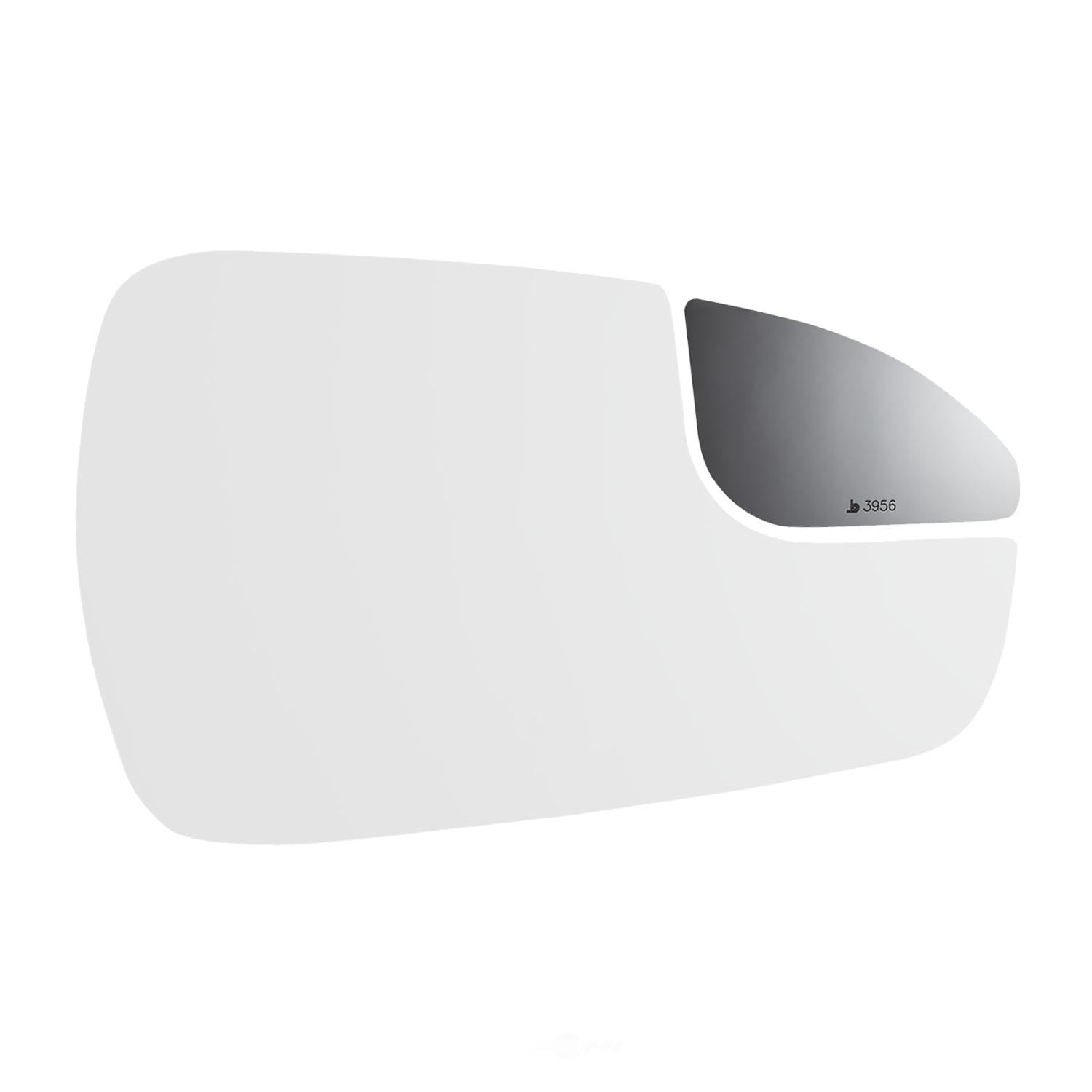Burco Side View Mirror Replacement Glass - Clear Glass - 3956