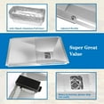 thumbnail image 3 of Grease Tray with Catch Pan and Foil Liner Universal fits Nexgrill, Dynaglo, Cuisinart, Charbroil, Kenmore,BHG,Master,Expert Gas Grill,Drip Tray Pan for 2/3/4 Burner Grill 10Pcs Aluminum Liner, 3 of 7