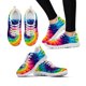 thumbnail image 1 of Zapatillas de plataforma informales con diseño teñido anudado colorido y cómodas para verano, transpirables y a la moda., 1 of 6
