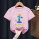 thumbnail image 4 of Bonita ropa para niños, regalo de sexto cumpleaños, camiseta de algodón para niñas, camiseta con estampado de corona de princesa sirena, camisetas rosas Harajuku Kawaii, 4 of 5