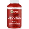 Qunol Mega CoQ10 Ubiquinol 100mg Softgels for Heart Health & Healthy Blood Pressure Levels - 120 Count