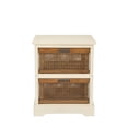 thumbnail image 2 of SAFAVIEH Jackson Rustic Nautical 2 Drawer Storage Unit, Barley/Cane, 2 of 5